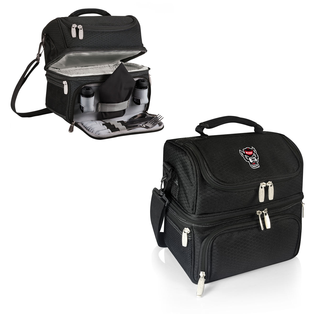 NC State Wolfpack Pranzo Lunch Cooler Bag - Black