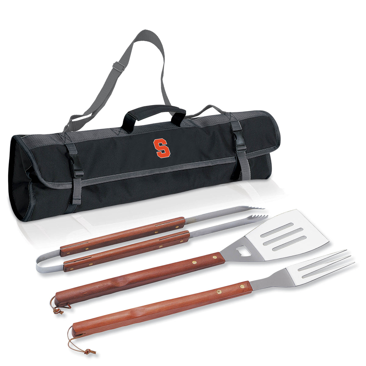 Syracuse Orange 3-Piece BBQ Tote & Grill Set