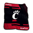 Cincinnati Raschel Double Stripe Throw