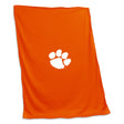 Clemson Sweatshirt Blanket (Screened) - Logo Brands