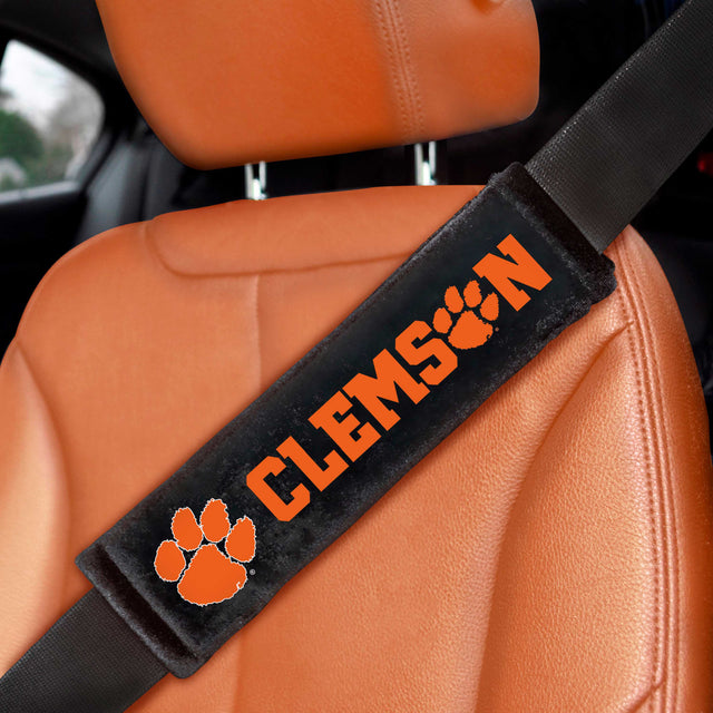 Clemson University Embroidered Seatbelt Pad - Pair - Logo Brands
