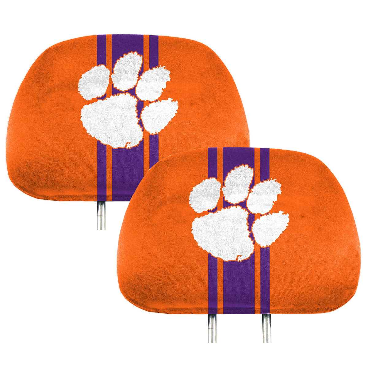 Clemson University Printed Headrest Cover