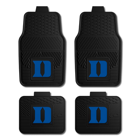 Duke University 4-pc Vinyl Car Mat Set