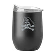 East Carolina Black 16oz Etch Powder Coat Curved Beverage - Logo Brands