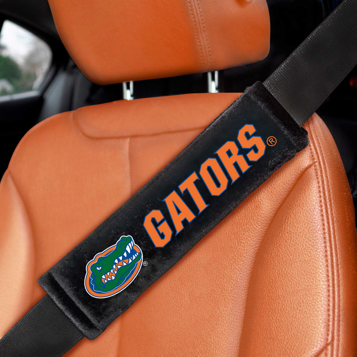 University of Florida Embroidered Seatbelt Pad - Pair - Logo Brands