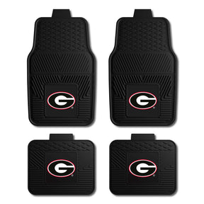 University of Georgia Power G 4-pc Vinyl Car Mat Set