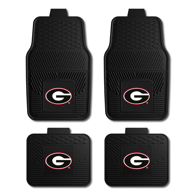 University of Georgia Power G 4-pc Vinyl Car Mat Set