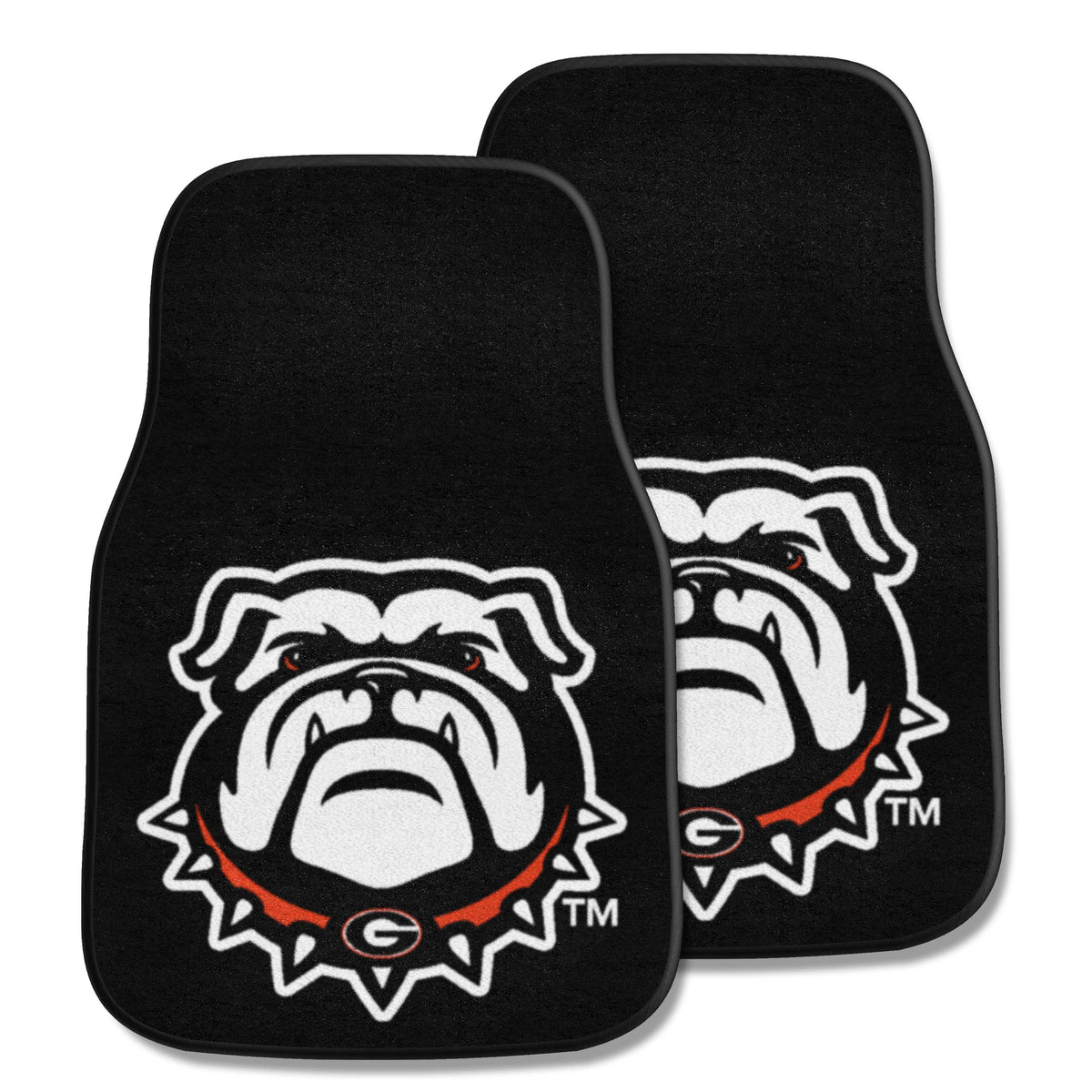University of Georgia 2-pc Carpet Car Mat Set - Logo Brands