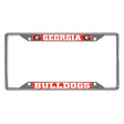 University of Georgia Chrome License Plate Frame