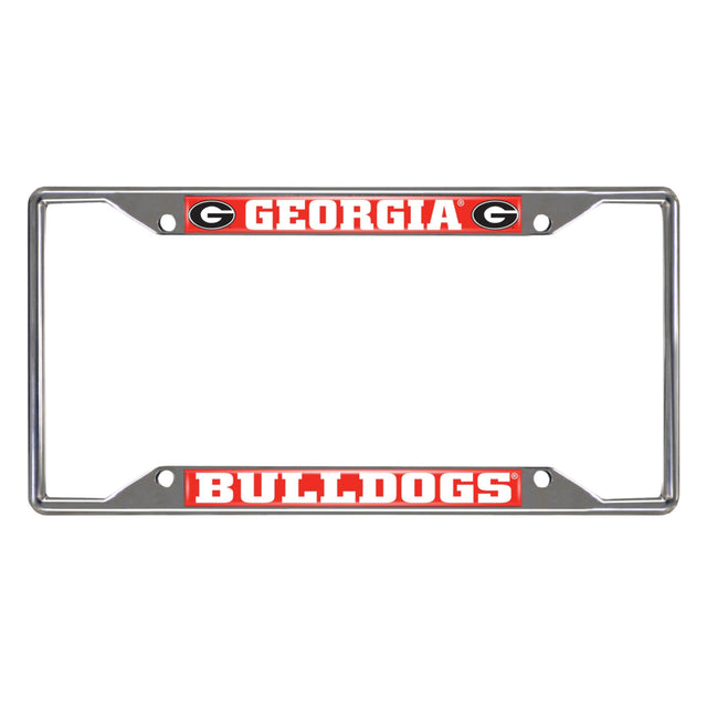 University of Georgia Chrome License Plate Frame