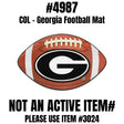 University of Georgia Football Mat