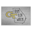 Georgia Tech Starter Mat - Southern Style - Logo Brands