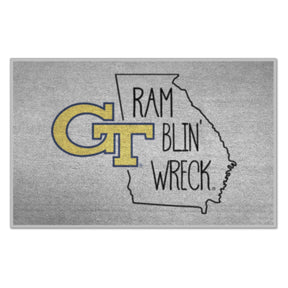 Georgia Tech Starter Mat - Southern Style - Logo Brands