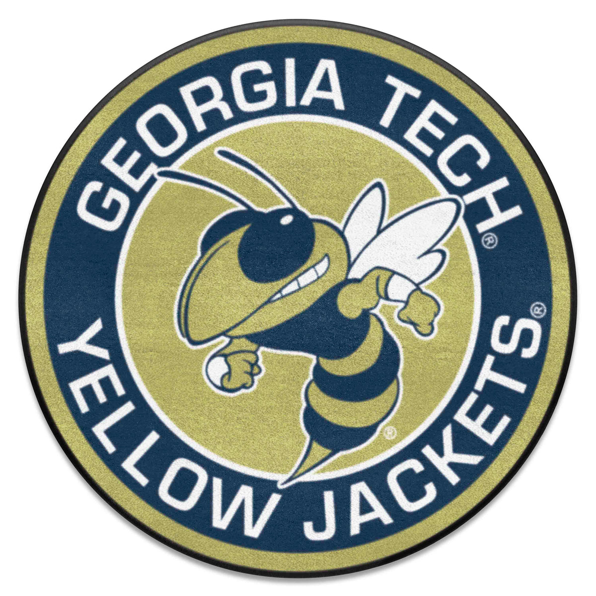 Georgia Tech Roundel Mat