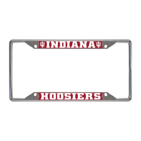 Indiana University Chrome License Plate Frame