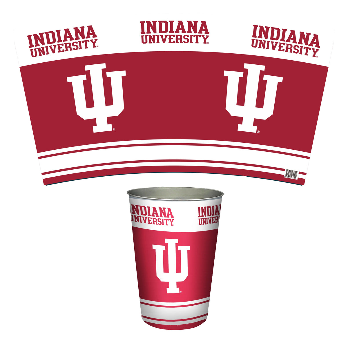 Indiana University Wastebasket