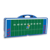 Kansas Jayhawks Picnic Table Portable Folding Table with Seats - Football
