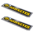University of Iowa Embossed Truck Emblem 2-pk