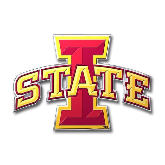 Iowa State University Embossed Color Emblem – College Logo Stuff