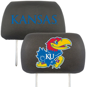 University of Kansas Head Rest Cover