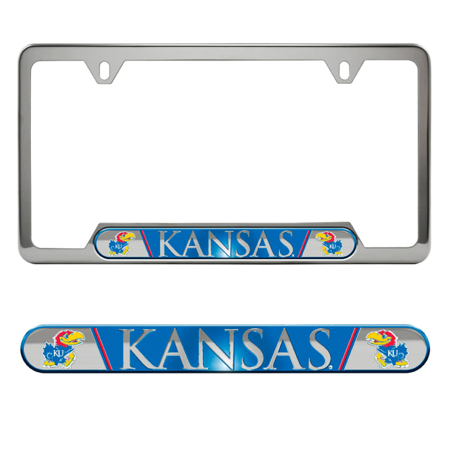 University of Kansas Embossed License Plate Frame