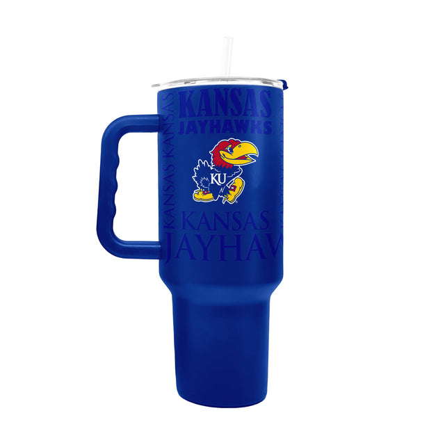 Kansas 40oz Replay Powder Coat Tumbler - Logo Brands