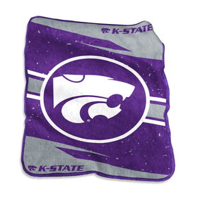 Kansas State 60x80 Circle Raschel Blanket
