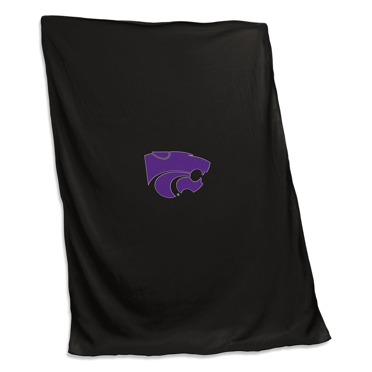 KS State Black Sweatshirt Blanket (Screened) - Logo Brands