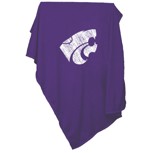KS State Sweatshirt Blanket (Screened) - Logo Brands