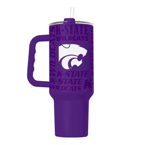 Kansas State 40oz Replay Powder Coat Tumbler - Logo Brands