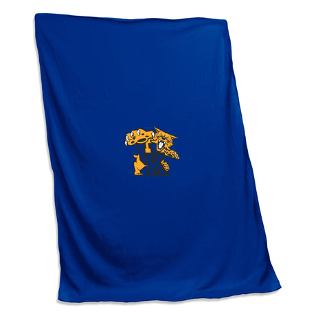 Kentucky Cat Logo Screened Sweatshirt Blanket - Logo Brands