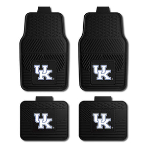 Kentucky 4-pc Vinyl Car Mat Set