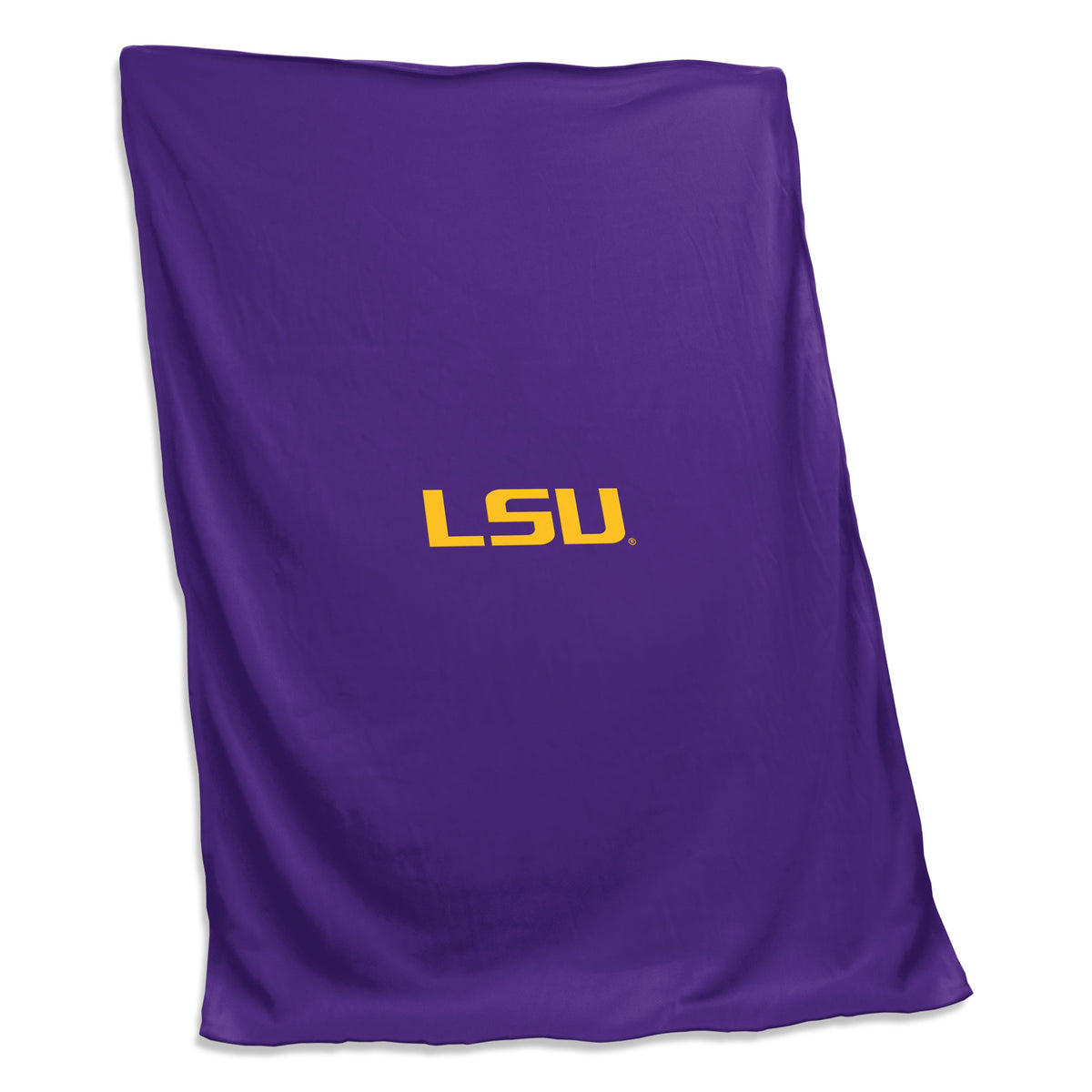 LSU Sweatshirt Blanket (Screened) - Logo Brands