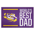 LSU Starter Mat - World's Best Dad