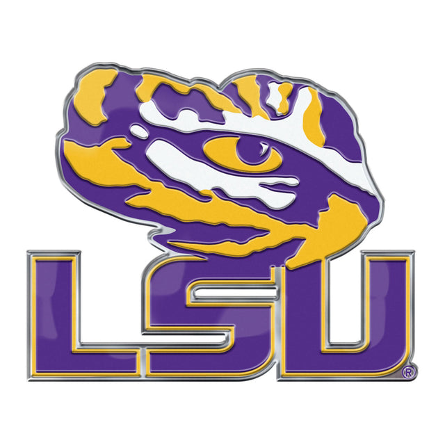 LSU Embossed Color Emblem – College Logo Stuff