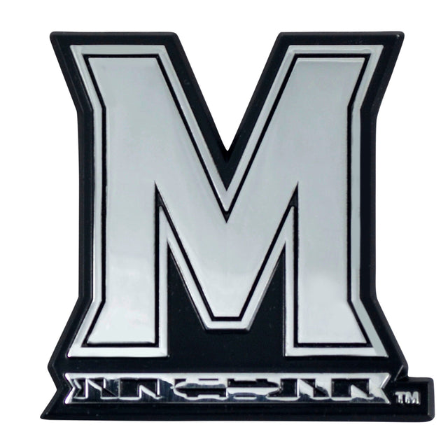 University of Maryland Chrome Emblem