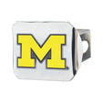 University of Michigan Color on Chrome Hitch Cover