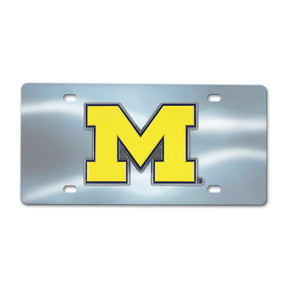 University of Michigan Chrome Diecast License Plate