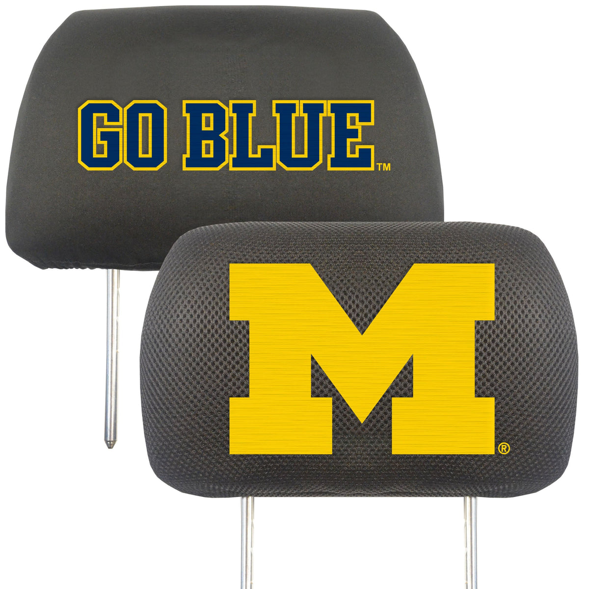 University of Michigan Head Rest Cover - Logo Brands