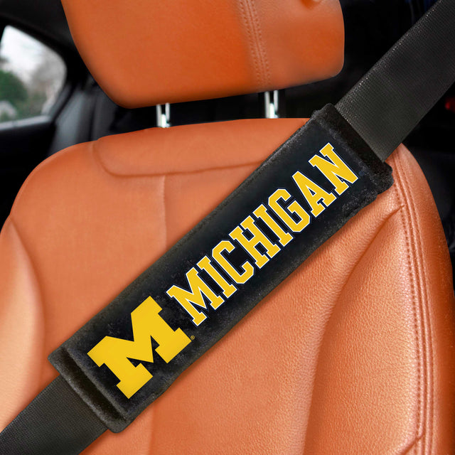 University of Michigan Embroidered Seatbelt Pad - Pair