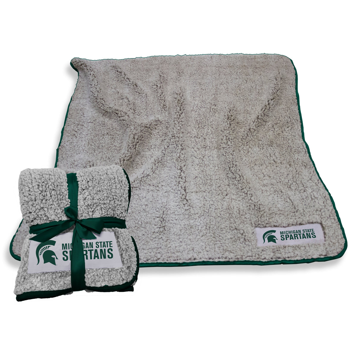 MI State Campus Colors Frosty Fleece - Logo Brands