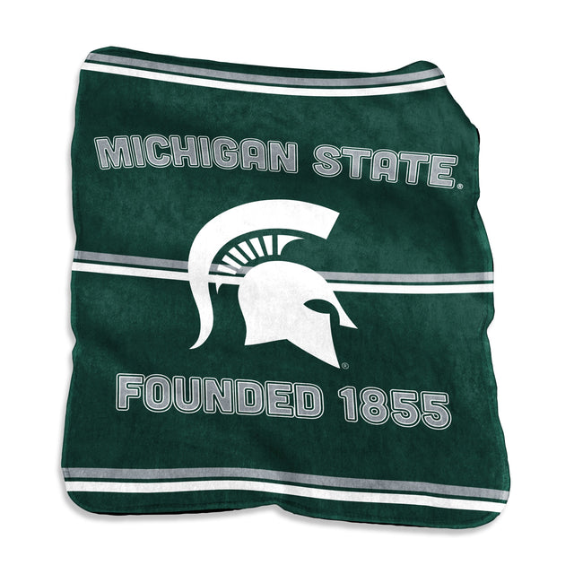 Michigan State Raschel Rally House Throw