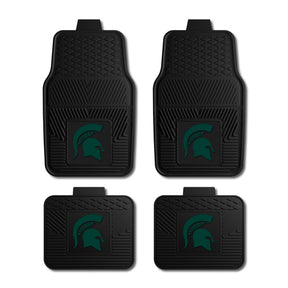 Michigan State University 4-pc Vinyl Car Mat Set