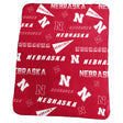 Nebraska Fanatics Classic Fleece Throw
