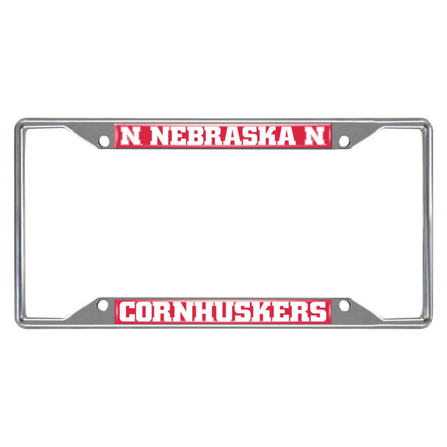 University of Nebraska Chrome License Plate Frame