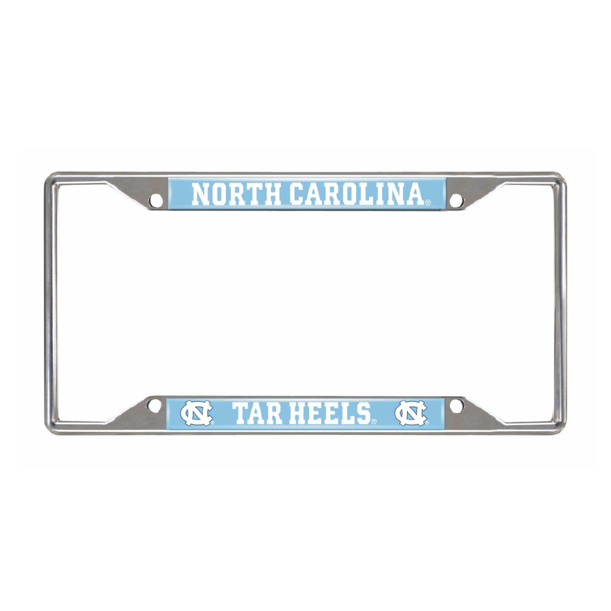 UNC Chapel Hill Chrome License Plate Frame – College Logo Stuff