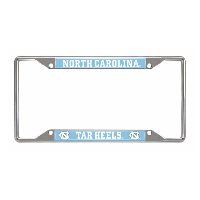 UNC Chapel Hill Chrome License Plate Frame – College Logo Stuff