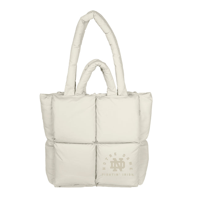 Notre Dame Sand Puff Tote