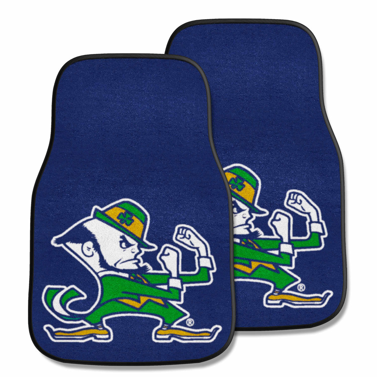 Notre Dame 2-pc Carpet Car Mat Set – College Logo Stuff