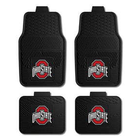Ohio State University 4-pc Vinyl Car Mat Set